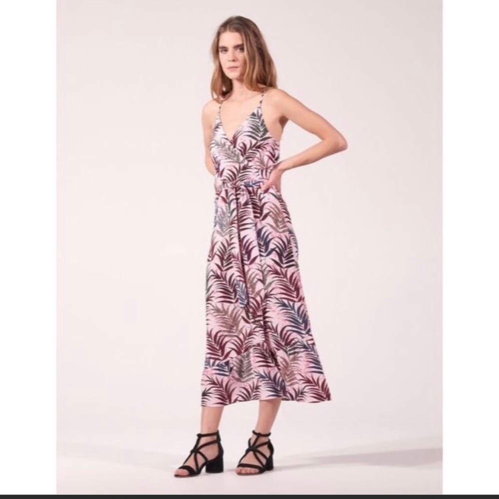 Sandro midi wrap dress